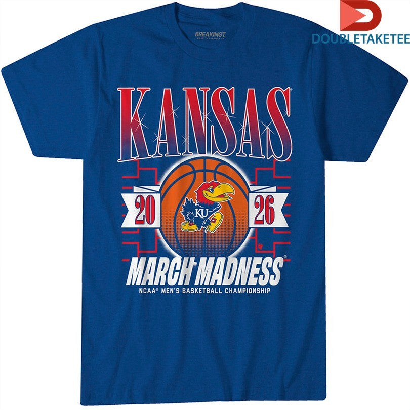 Official Kansas Jayhawks NCAA Men’s Basketball Champions 2026 March Madness Shirts