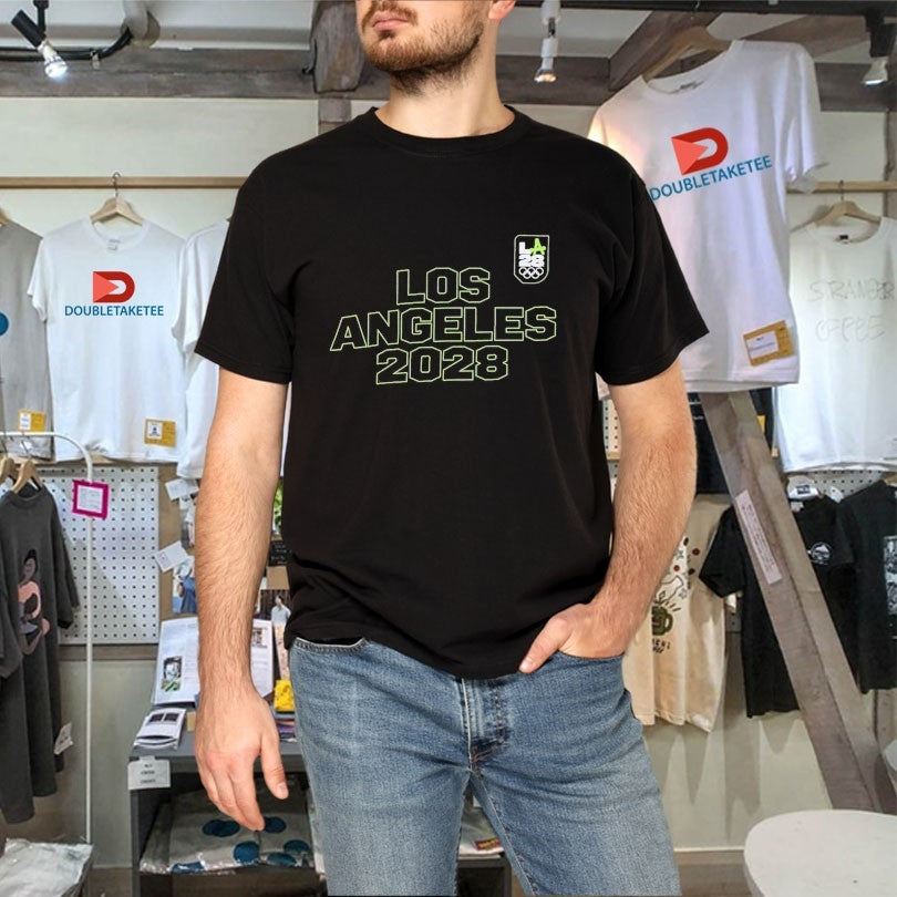 Official LA28 Summer Olympics Neon Outline Preschool Shirts