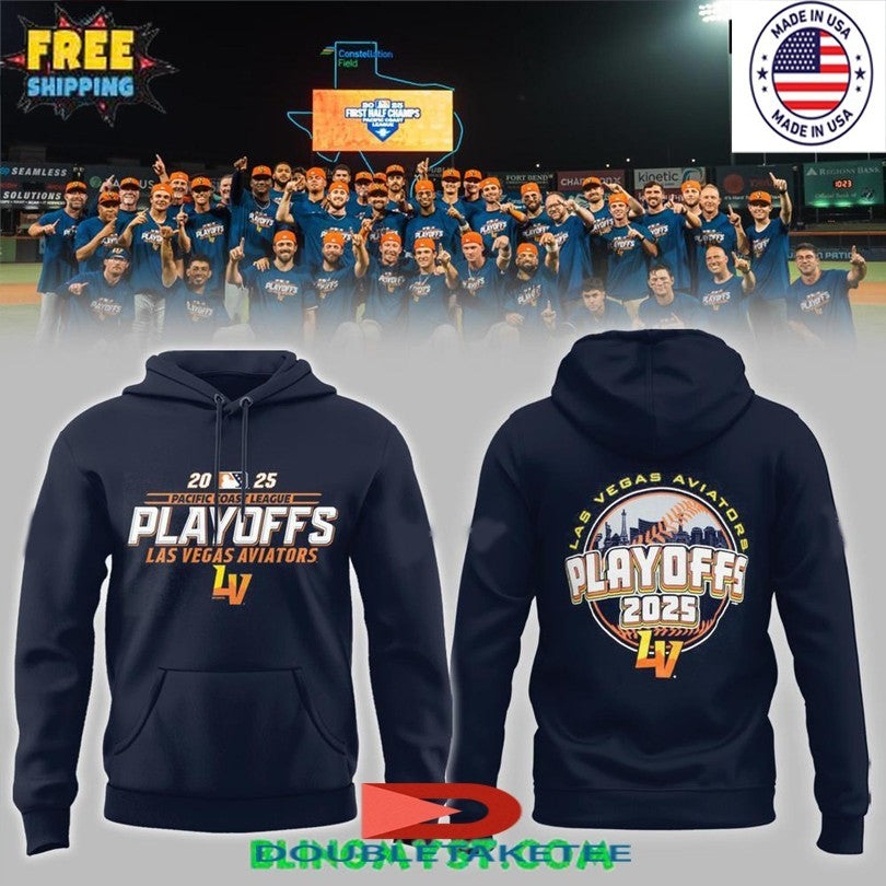 Official Las Vegas Aviators Pacific Coast League Playoffs 2025 Shirts
