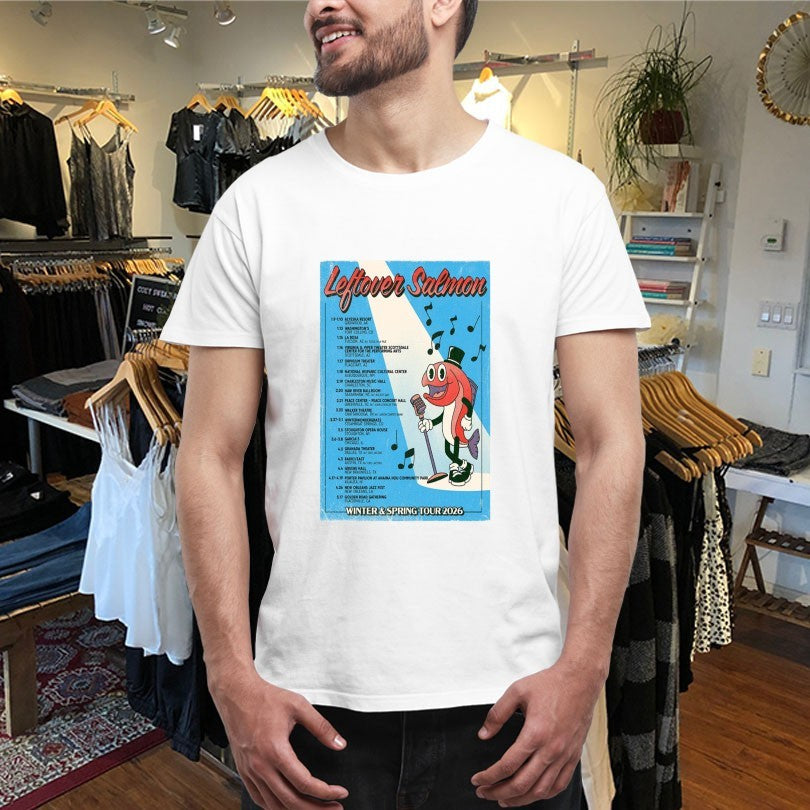 Official Leftover Salmon Winter & Spring Tour 2026 Shirts