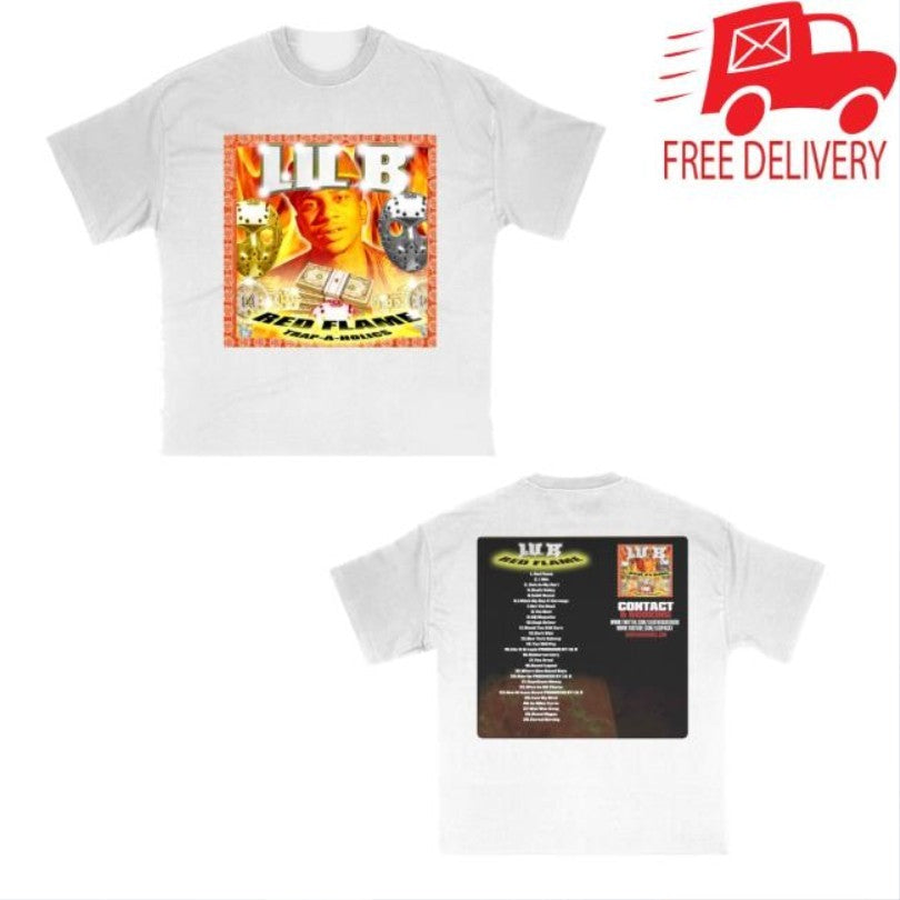Official Lil B Red Flame Trap A Holics Contact Shirts