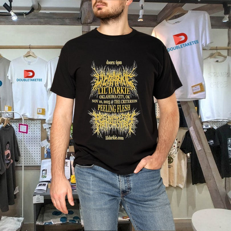 Official Lil Darkie November 10 2025 Oklahoma City Metal Shirts