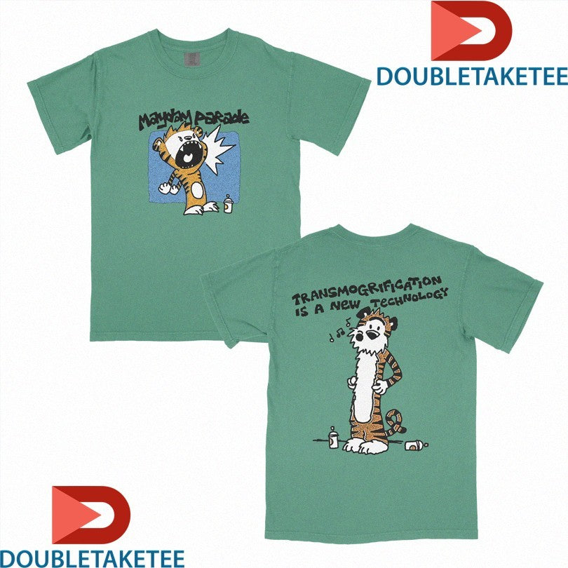 Official Mayday Parade Transmogrification Is A New Technology Tiger Cactus Shirts