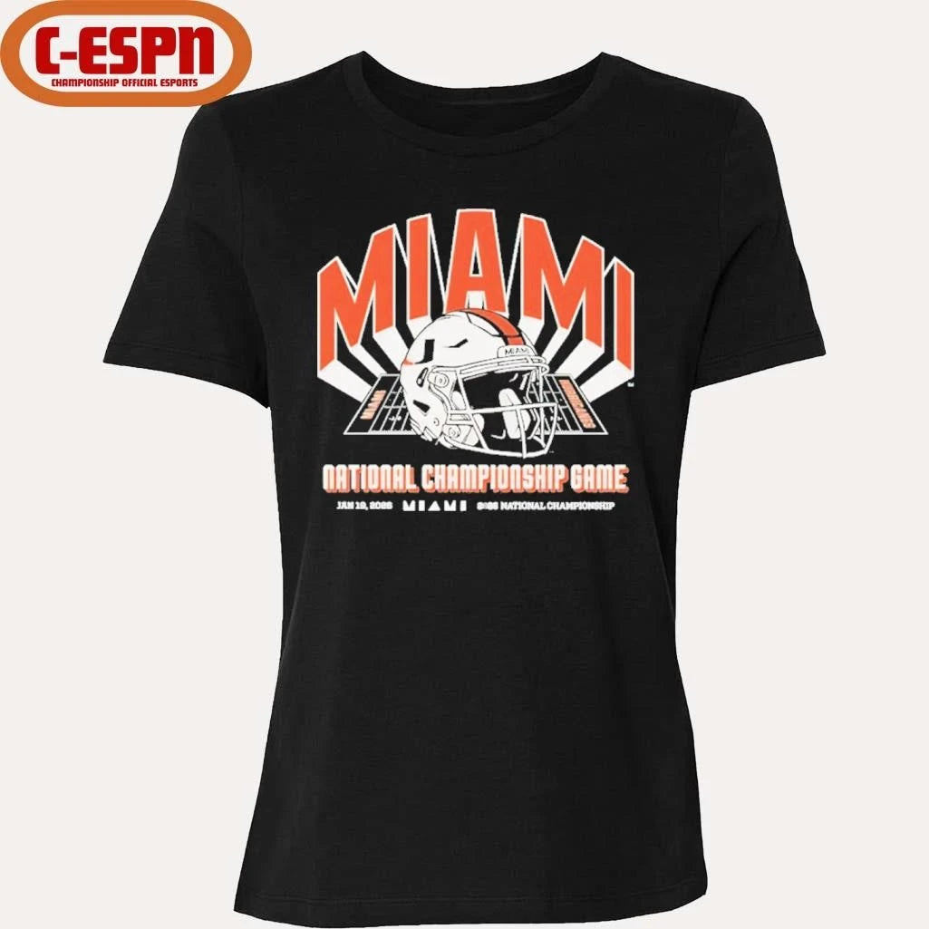Official Miami 2026 CFP National Championship Game shirt