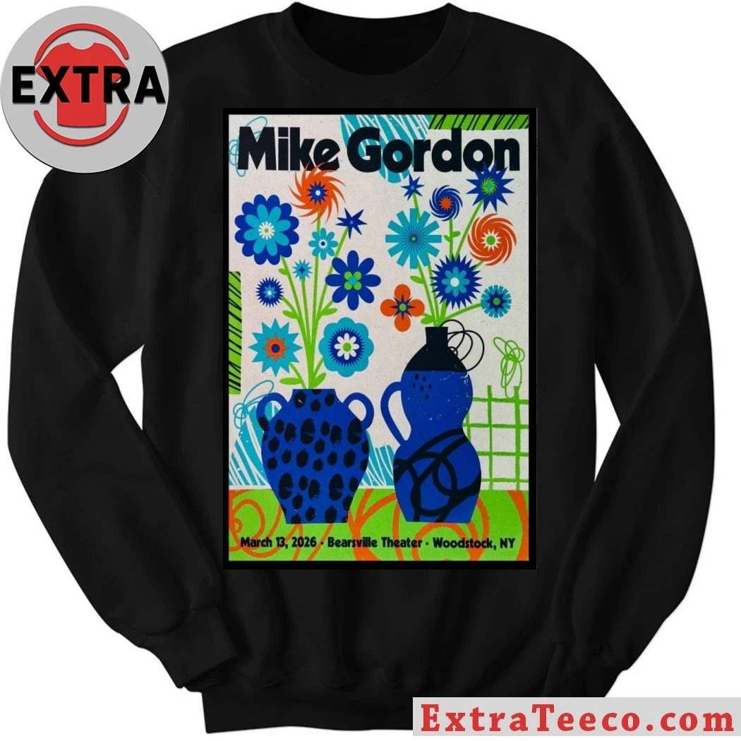 Official Mike Gordon Mar 13 2026 Poster Woodstock, NY Shirt