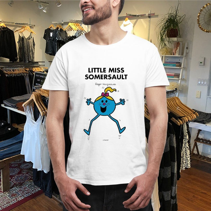 Official Mr. Men Little Miss Little Miss Somersault Shirts