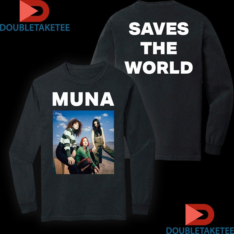 Official Muna Saves The World Album Shirts