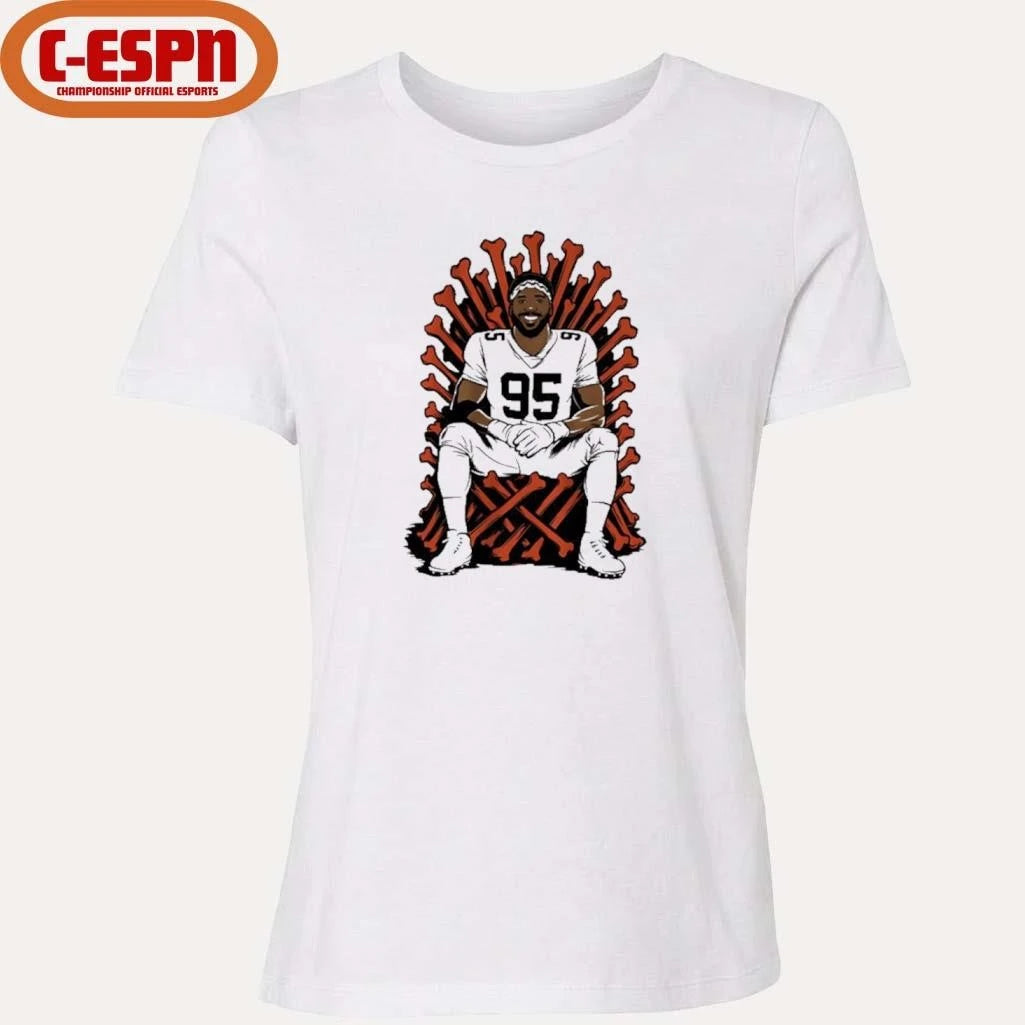 Official Myles Garrett Single-Season Sack King T-Shirt