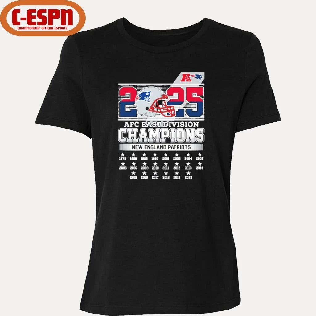 Official NE Patriots AFC Champions Shirt