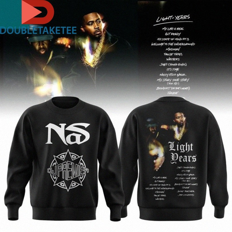 Official Nas DJ Premier Light Years 2025-2026 New Album Personalized Shirts