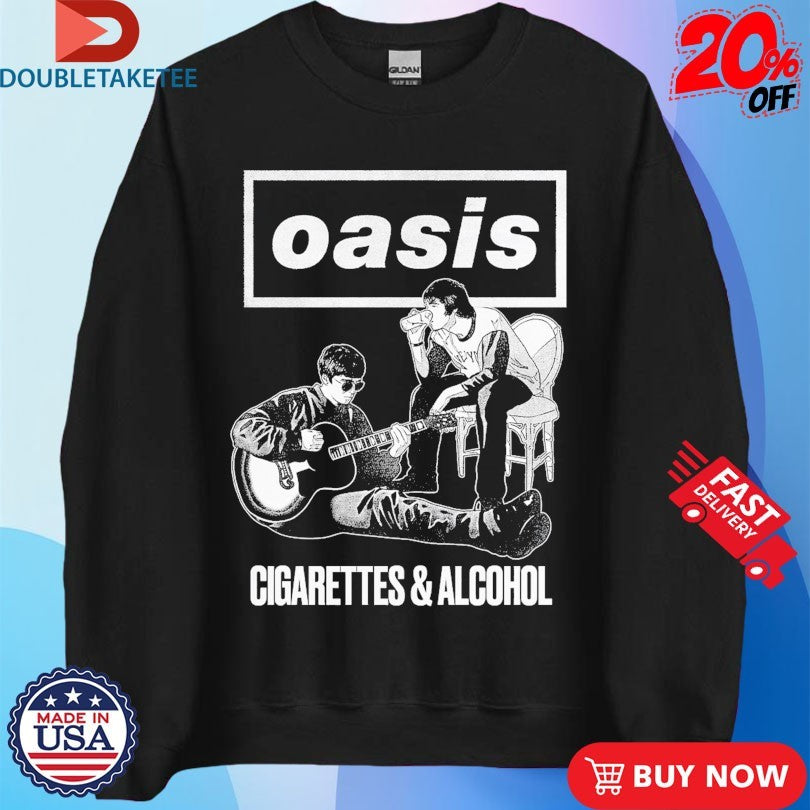 Official Oasis Cigarettes & Alcohol Chair Shirts