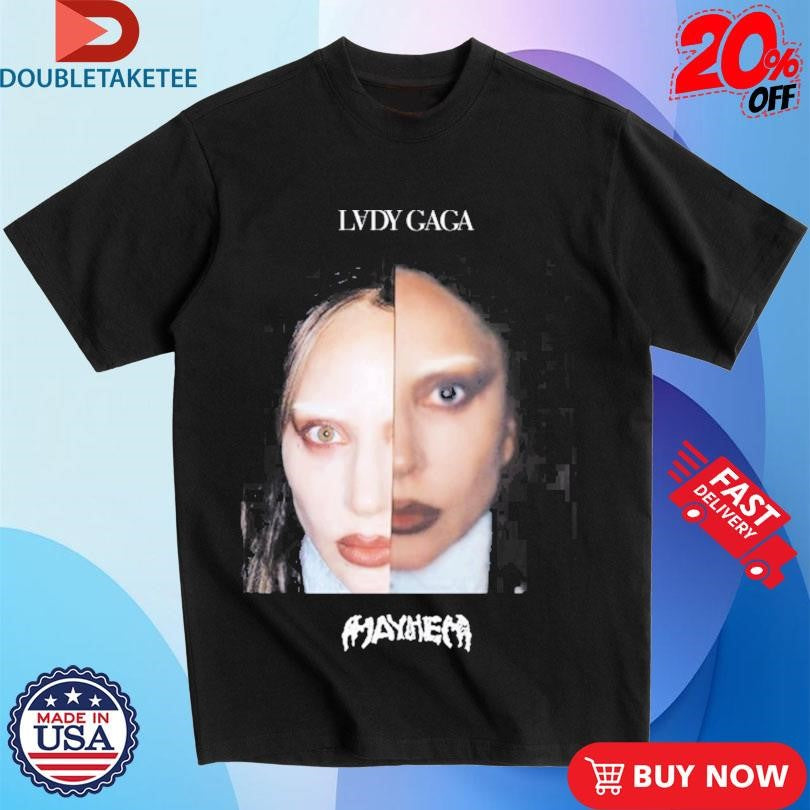 Official Official Lady Gaga Mayhem Dual Photo Shirts