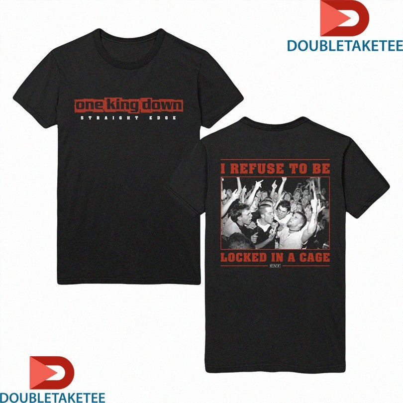 Official One King Down I Refuse To Be Locked In A Cage Shirts