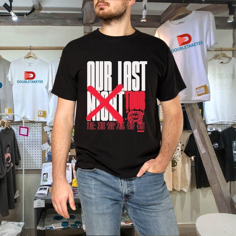 Official Our Last Night Tour 2025 Shirts
