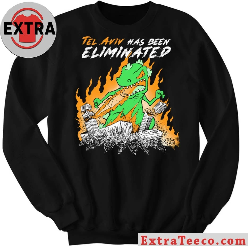Official Reptar Tel Aviv Is Eliminated Diablo Macabre Shirt