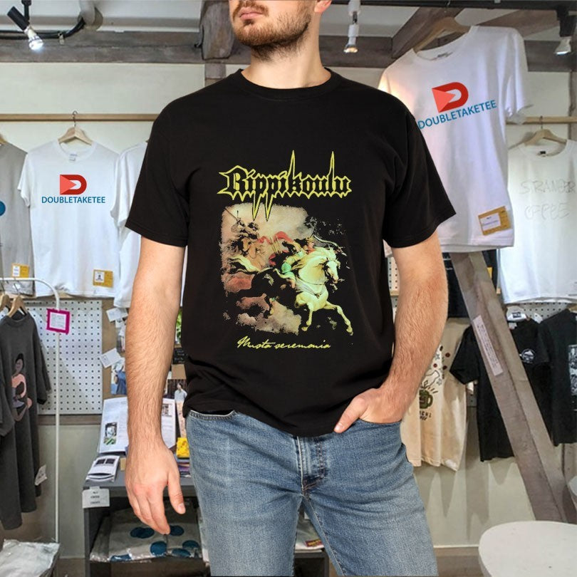 Official Rippikoulu Musta Seremonia Horseman Shirts
