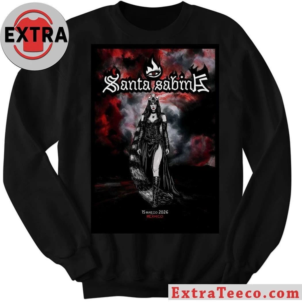 Official Santa Sabina Ciudad de México March 15 2026 Poster Shirt