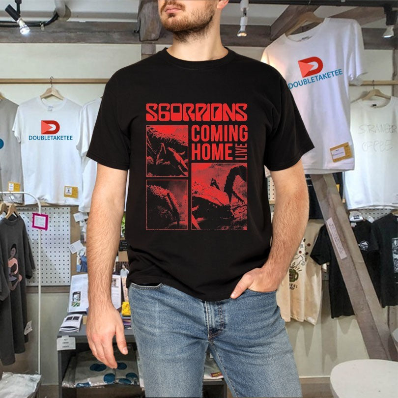 Official Scorpions Coming Home Live Collage Shirts
