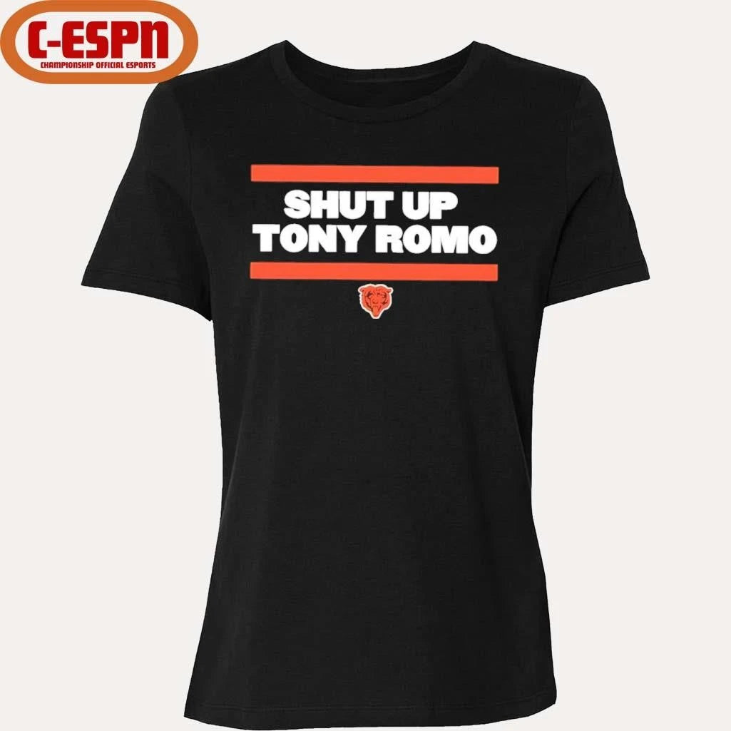 Official Shut Up Tony Romo Chicago Bear Football Shirt