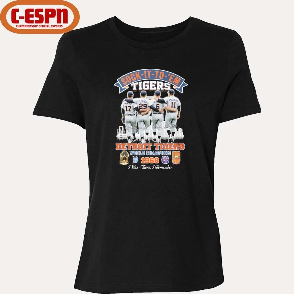 Official Sock-it-to-’em Detroit Tigers World champions 1968 Shirt