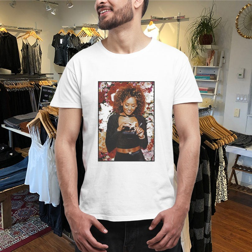 Official Spice Girls Mel B Floral Photo Shirts
