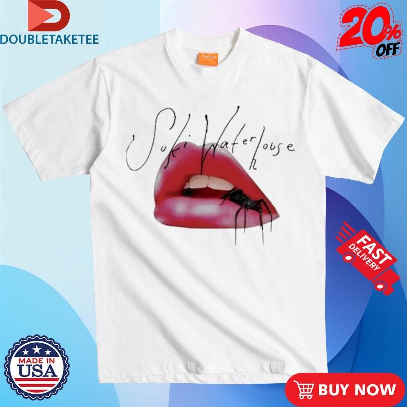Official Suki Waterhouse Spider Lips T-shirts