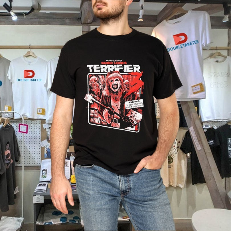 Official Terrifier 3 Unrated Terror Axe Christmas Shirts