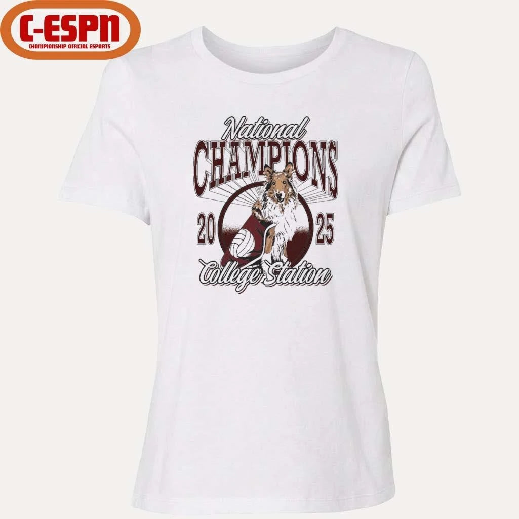 Official Texas A&M National Champions Volleyball Mascot Shirt