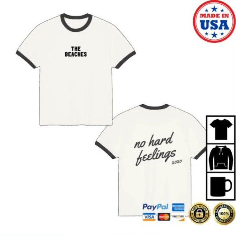 Official The Beaches No Hard Feelings XOXO Ringer Shirts