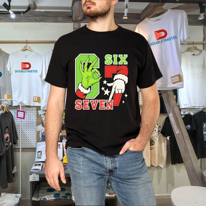 Official The Grinch Santa 67 Christmas Hands Shirts