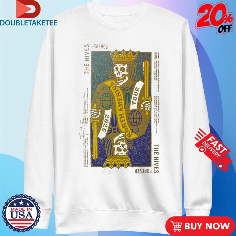 Official The Hives Forever Forever September 2025 Tour Shirts