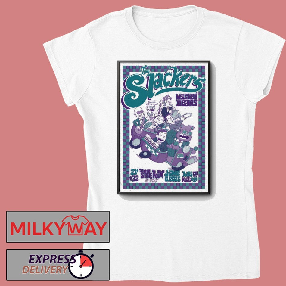 The Slackers Salt Lake City UT Tour On Jun 6 2026 Poster shirt