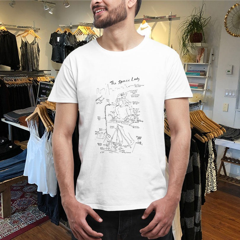 Official The Space Lady Schematic Shirts