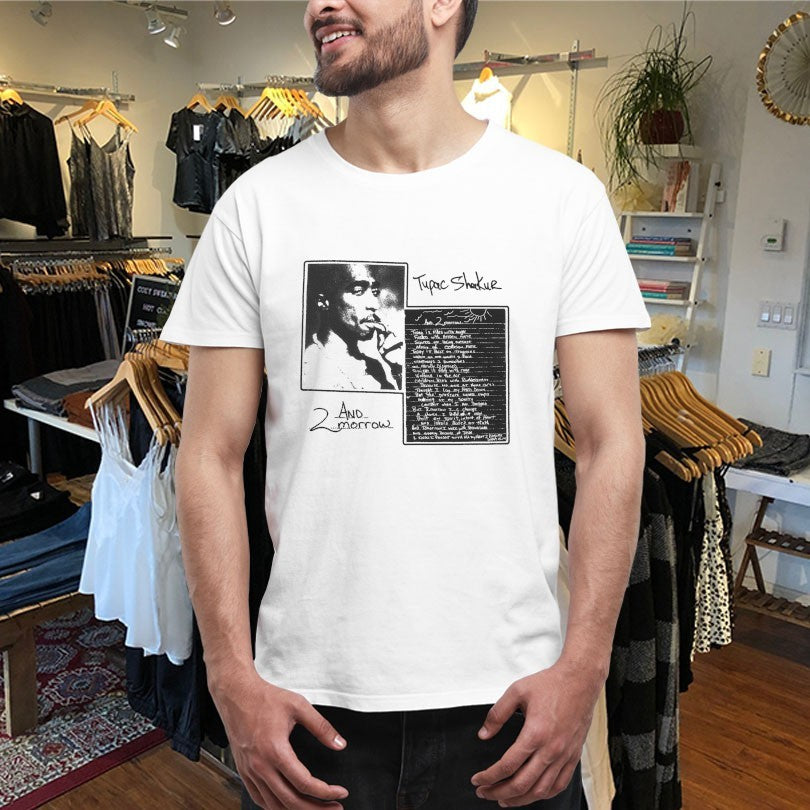Tupac Shakur 2Pac And 2Morrow Lyrics Shirts