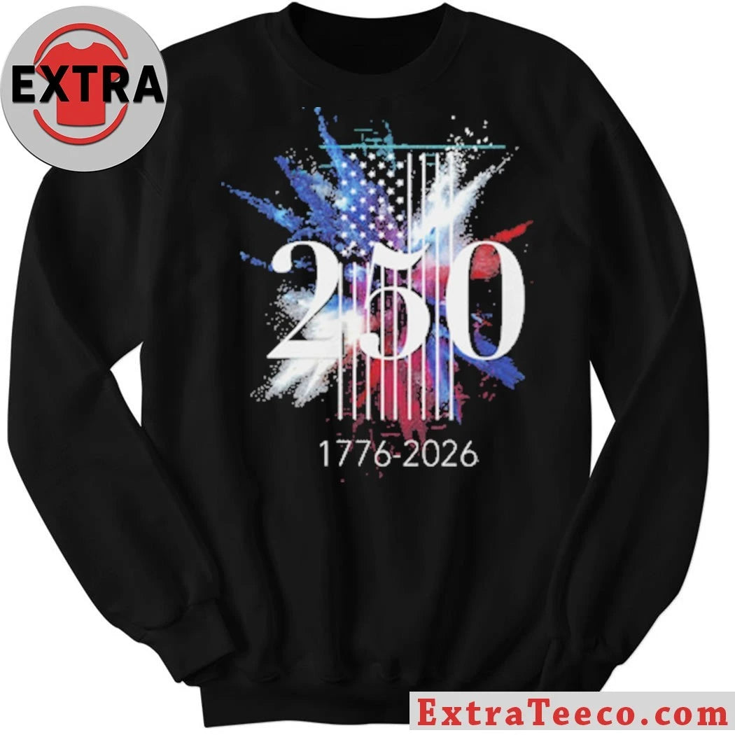 Official USA America 250 Years Flag Shirt