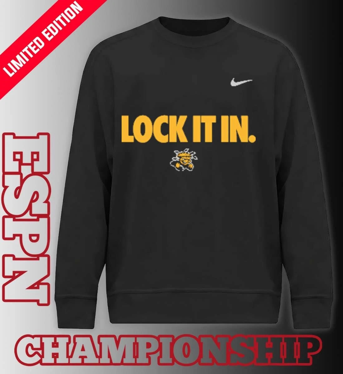 Official Wichita State Basketball Lock It In NCAA Bench Shirt