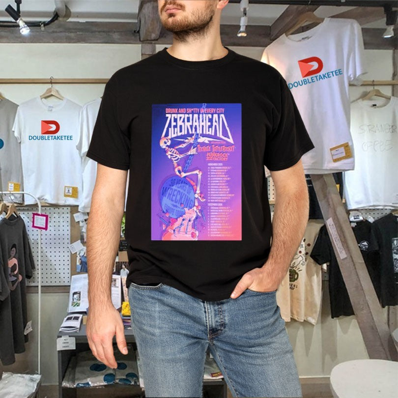 Official Zebrahead November & December Tour 2026 Dates Shirts