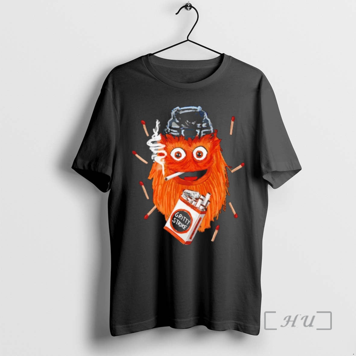 Officials Gritty Smoking Gritty Strike Philadelphia Flyers Hockey Nba