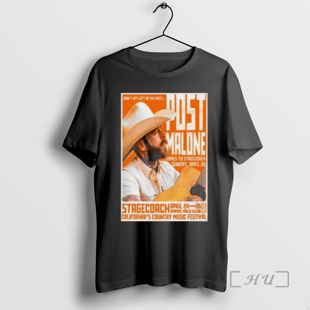 Officials Post Malone Apr 24 26 2026 Stagecoach Festival In Indio Ca Premium T Shirts