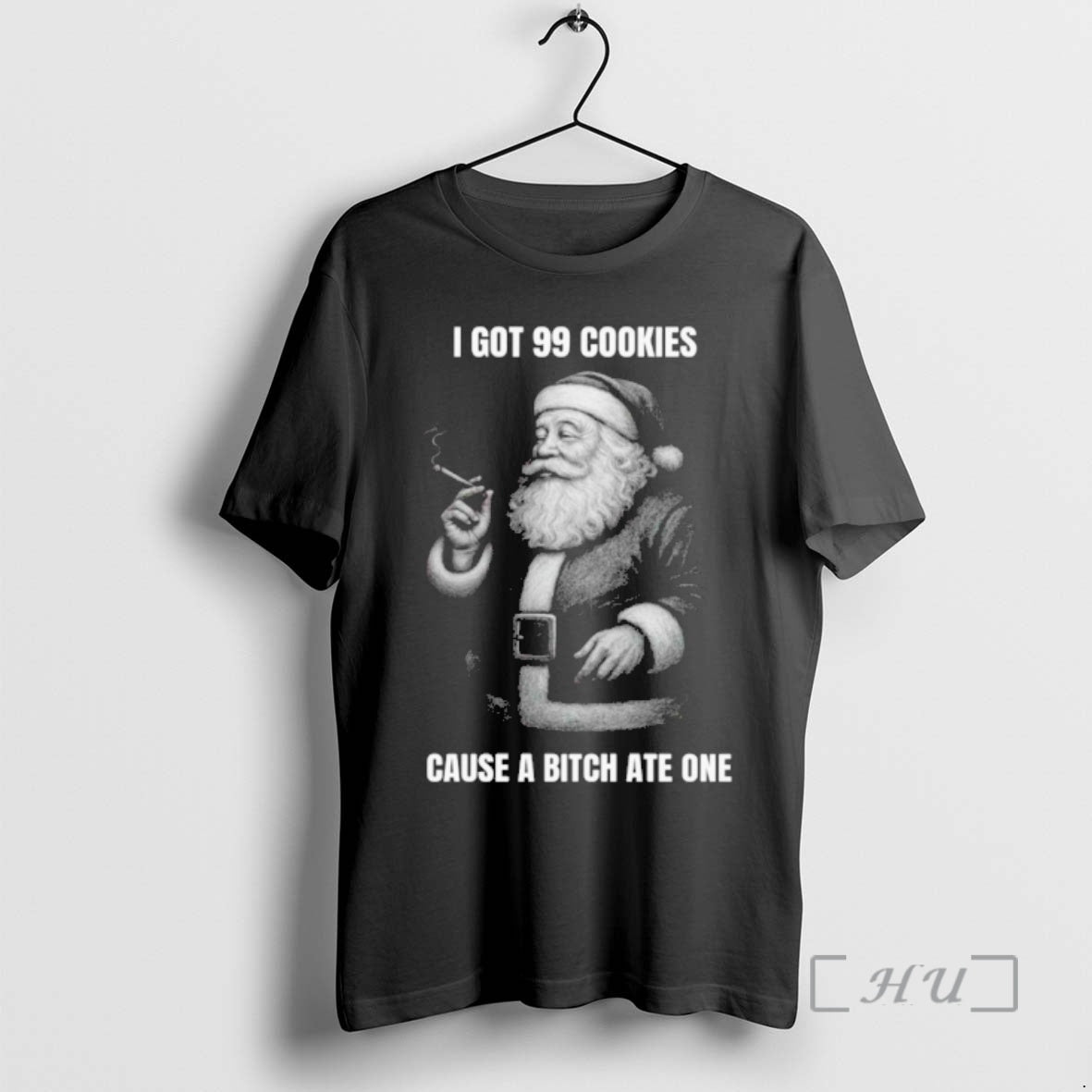 Officials Santa Claus Smoking I Got 99 Cookies Cause Bitch Ate One T-Shirts, Hoodie, Sweatshirt