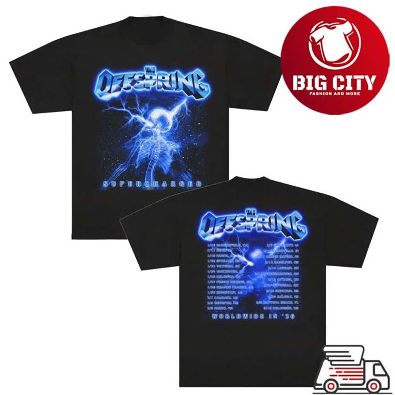 Offspring Supercharged Skeleton 2026 Tour Special Two Sided Shirt