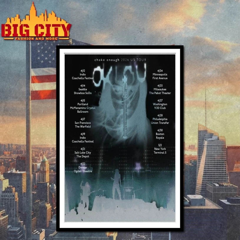 Oklou Tour America 2026 Poster shirt