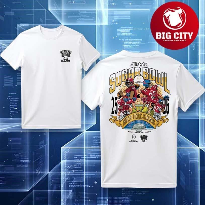 Ole Miss 2026 Allstate Sugar Bowl Limited Graphic Two Sided shirt