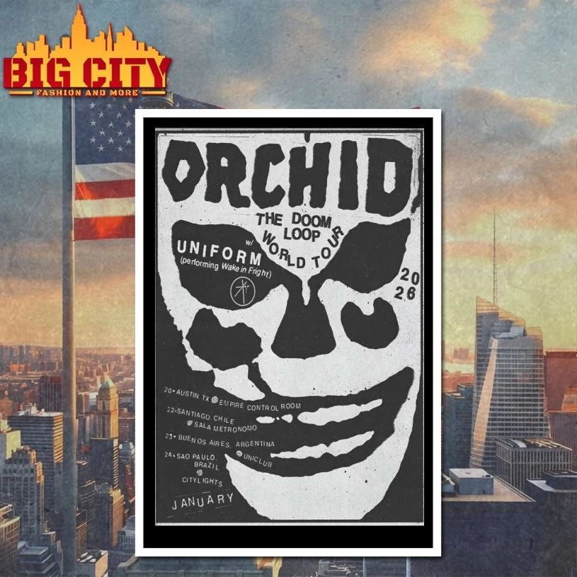 Orchid The Doom Loop 2026 Shows Poster shirt