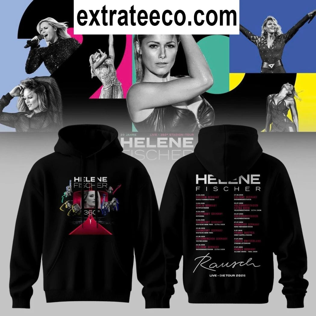 Original Helene Fischer 360 Stadium Tour Hoodie Shirt