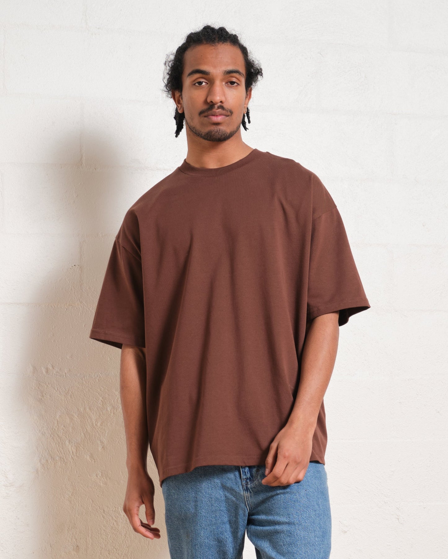 Oversized Tee 2 Pack: Natural, Brown