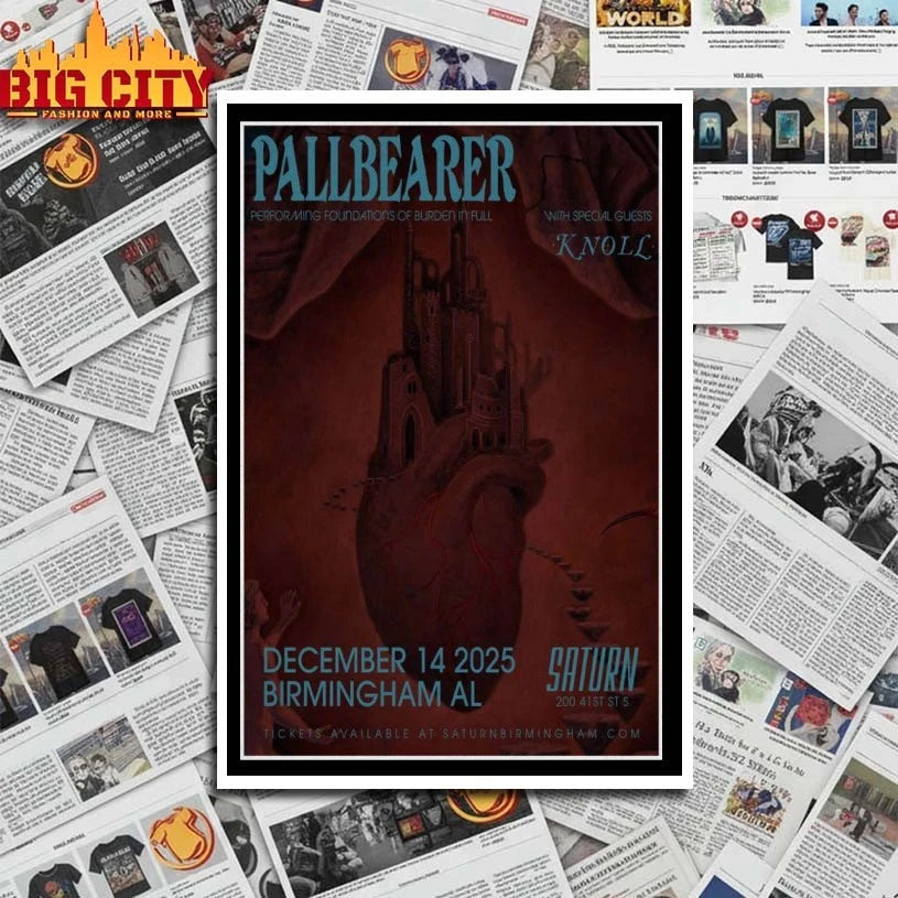 Pallbearer Birmingham, Alabama New Poster Shirts