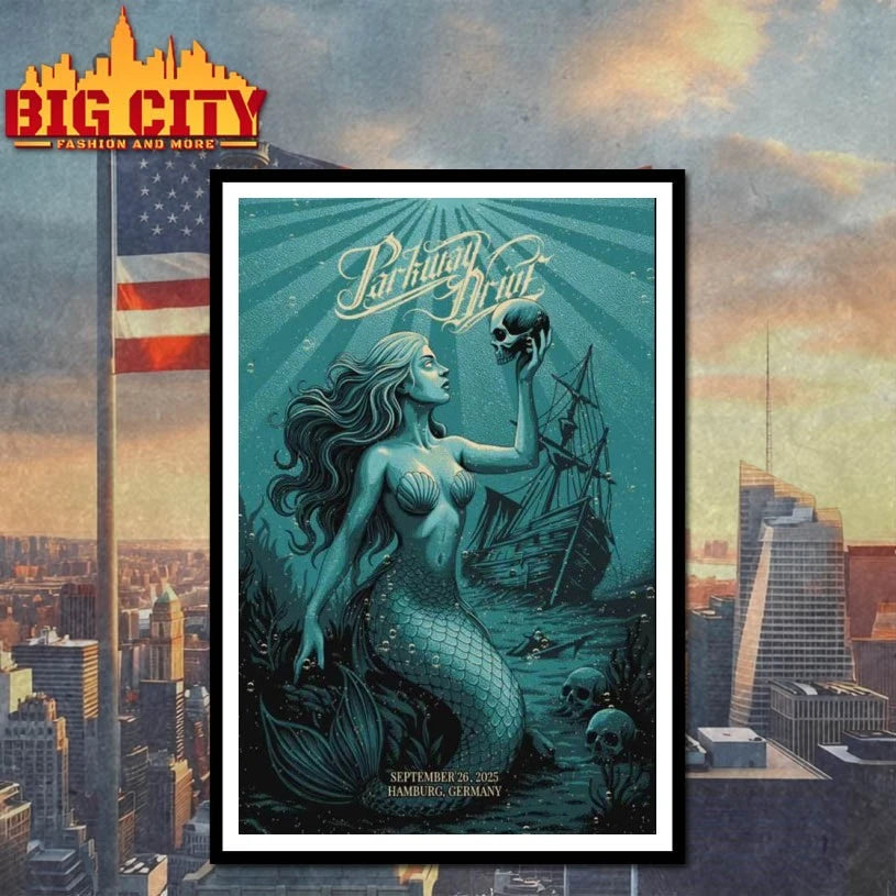 Parkway Drive Barclays Arena Hamburg Germany Sep 26 2025 Poster Shirts