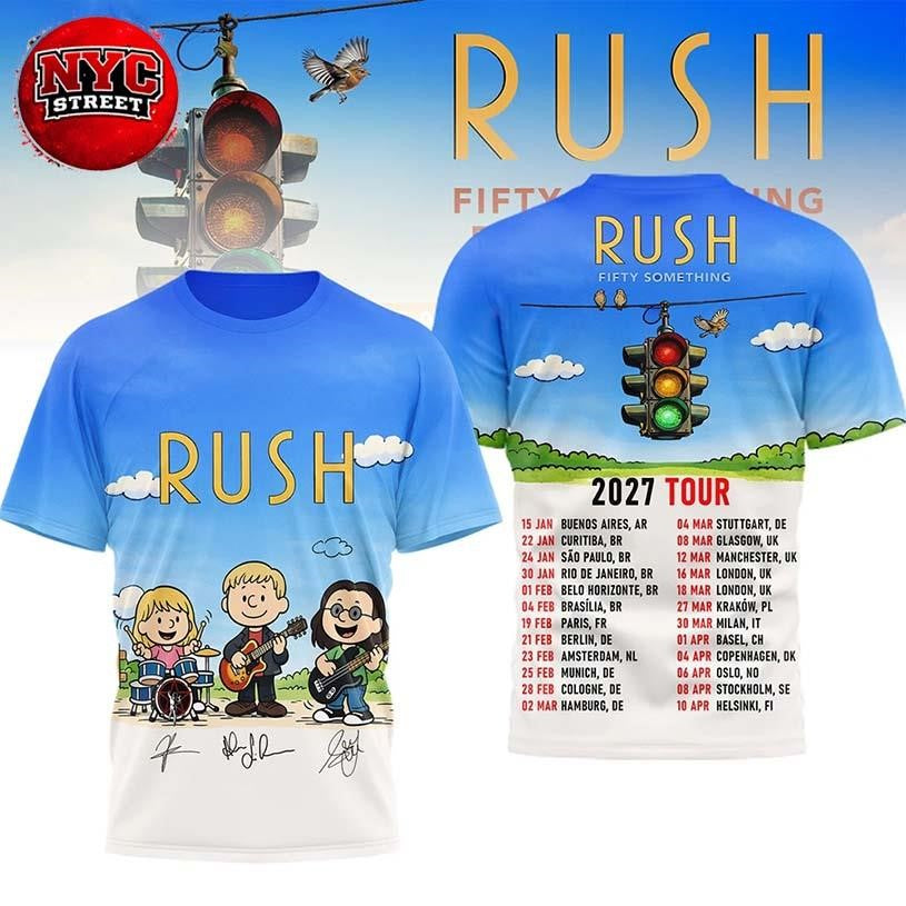 Peanuts Rush 2027 Fifty Something Tour Two Sided Shirt
