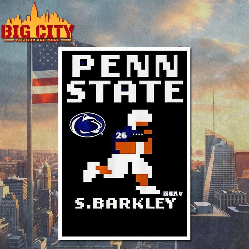 Penn State Football Saquon Barkley Retro Baller shirt
